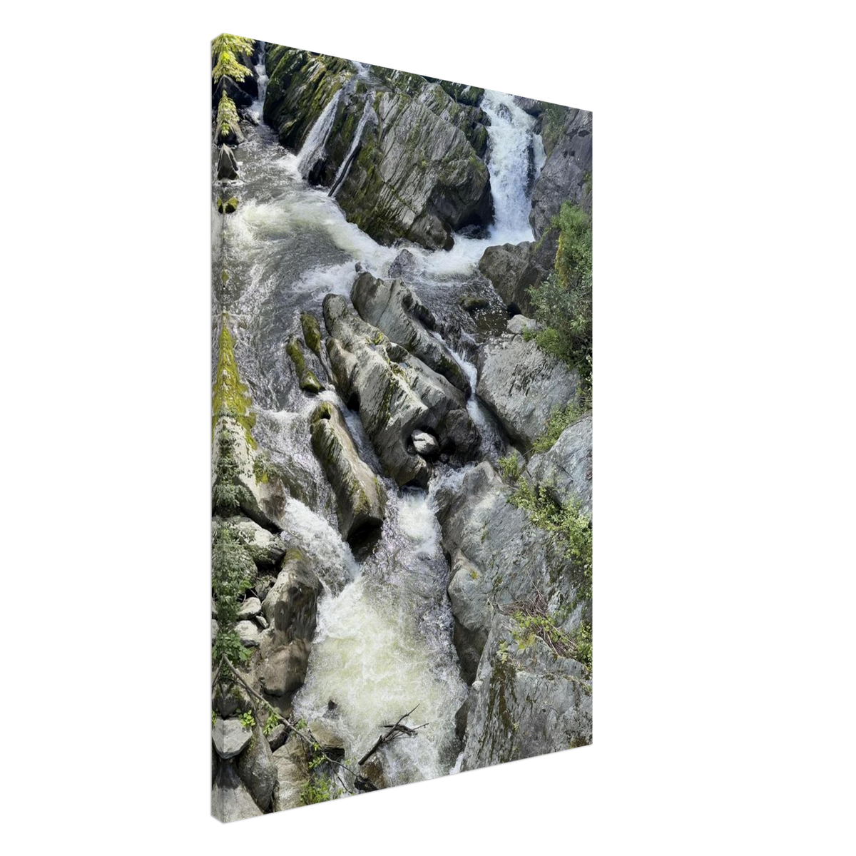 Mountain Stream Gallery-Wrapped Canvas
